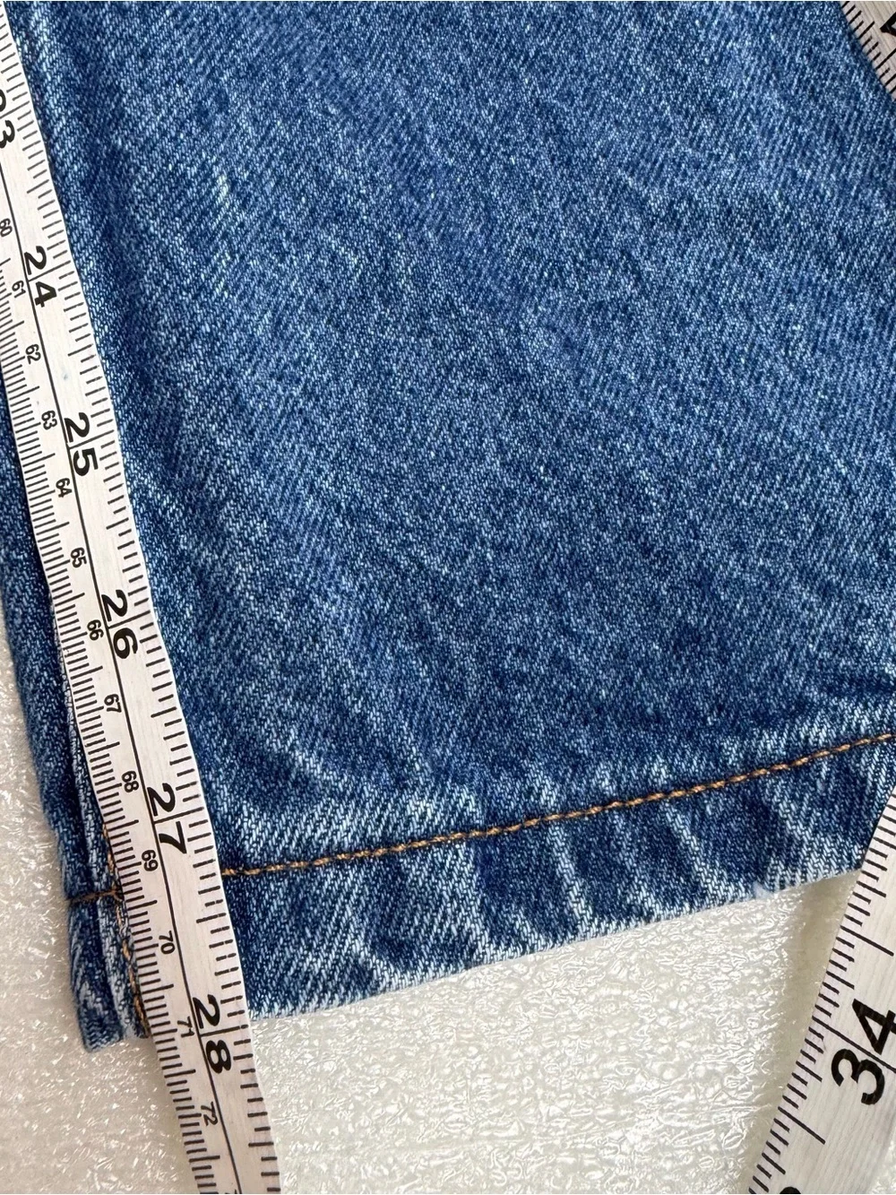 Vintage Levis 517 Bootcut Jeans Mens 40x28 (tag 42x32) USA Orange Tab Blue Note